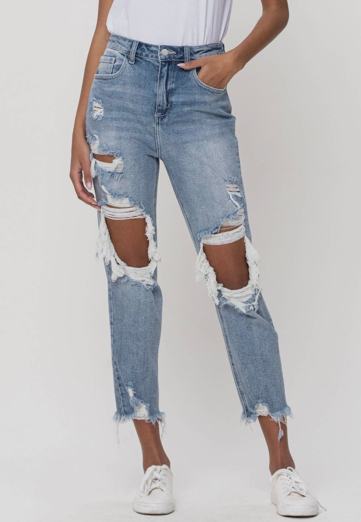 High Rise Straight Jean