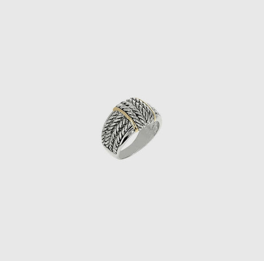 Rope Textured Ring